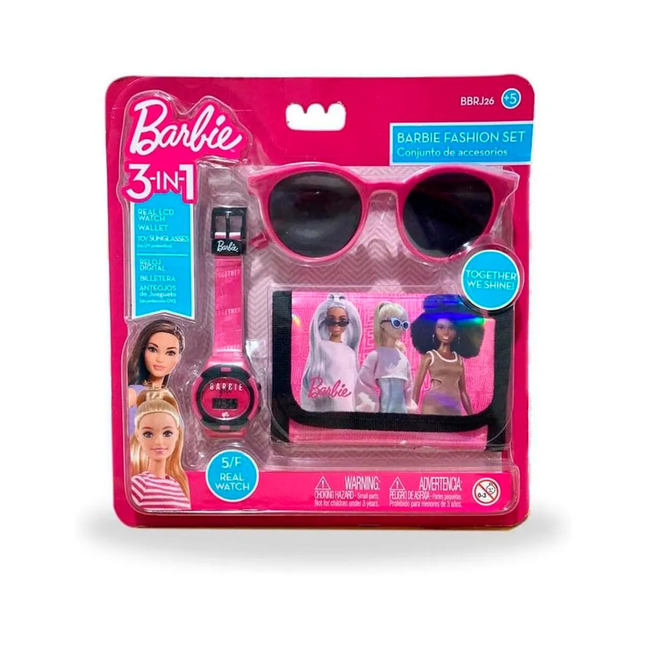 BARBIE SET BILLETER+LENTES FASHION
