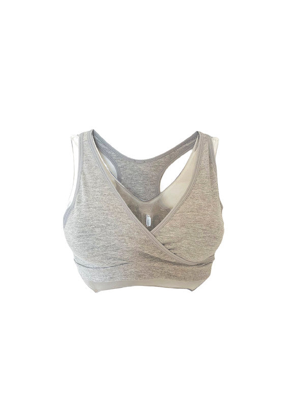 SOSTÉN DE LACTANCIA PARA DORMIR ALGODÓN SUSTENTABLE 2XL GRIS
