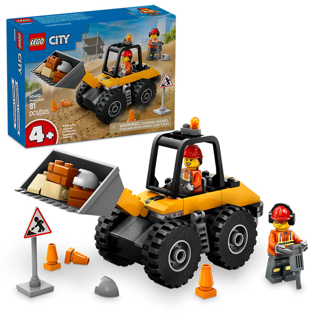 LEGO CITY CARGADORA CON RUEDAS AMARILLA