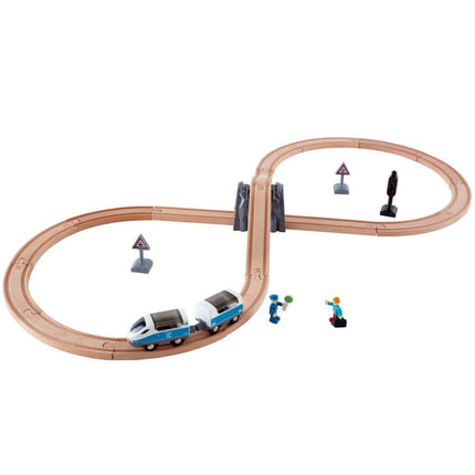 Juego vias de tren en ocho