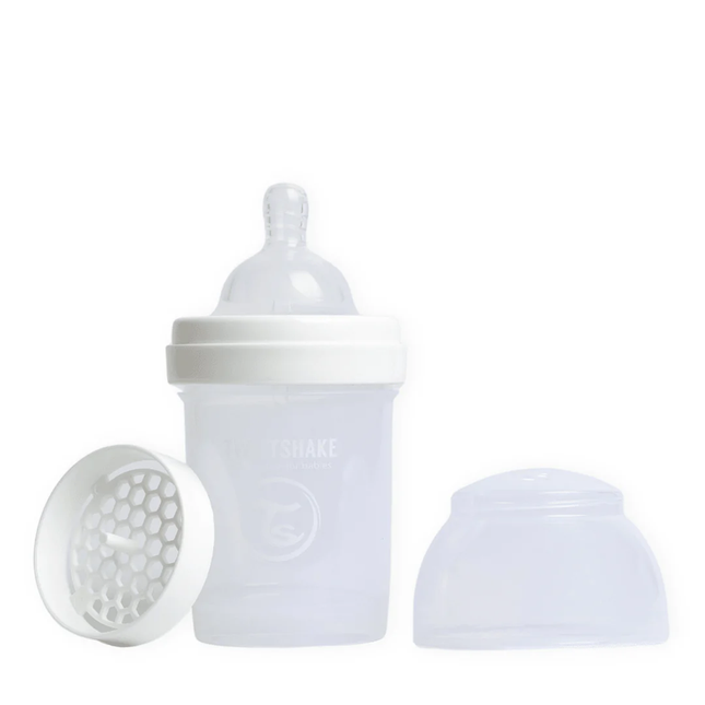 Mamadera Twistshake Anti-Cólico 125ml Blanco