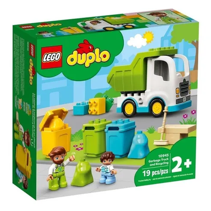 LEGO DUPLO CAMIÓN DE RESIDUOS Y RECICLAJE