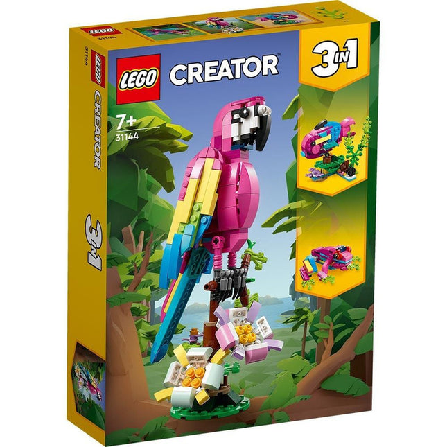 LEGO CREATOR LORO ROSA EXÓTICO