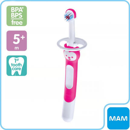 Cepillo De Entrenamiento 5 Meses + Fucsia