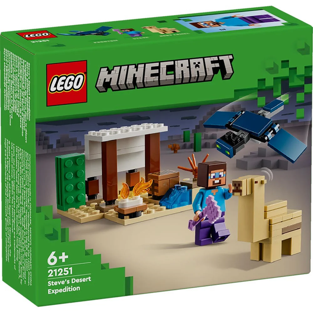 LEGO MINECRAFT LA EXPEDICIÓN DE STEVE AL DESIERTO
