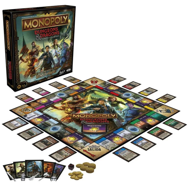 MONOPOLY DUNGEONS & DRAGONS HONOR ENTRE LADRONES