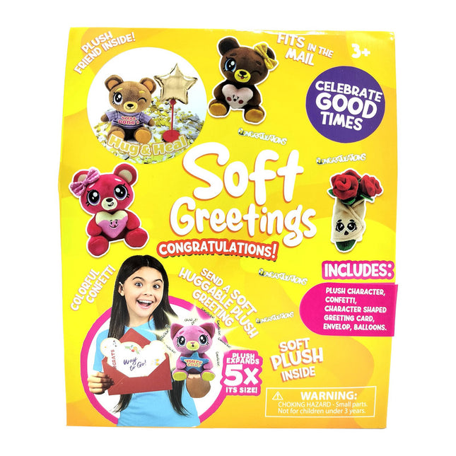 Soft Greetings - Congratulations with Balloon