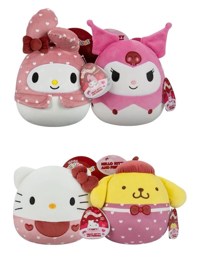 SQUISHM H KITTY CORAZONES 2PACK