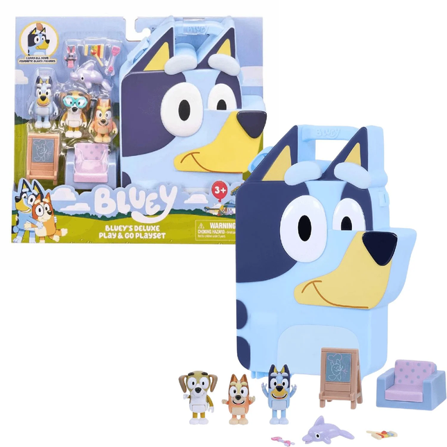 BLUEY MALETA PARA JUGAR Y LLEVAR