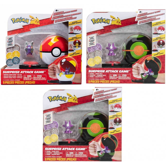 POKEMON ATAQUE SORPRESA + POKEBOLA