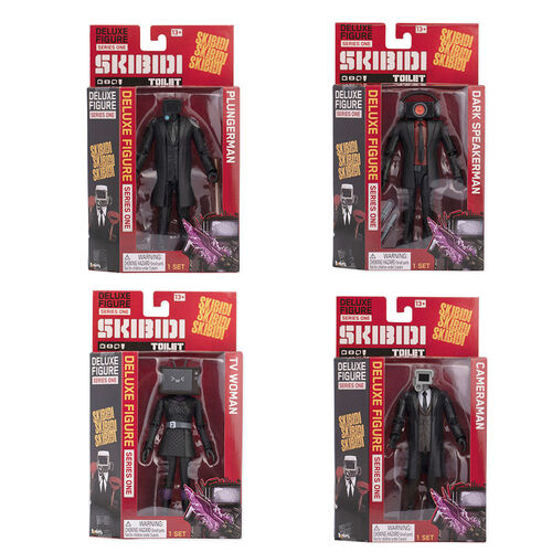 SKIBIDI TOILET FIGURAS D 6" DELUXE