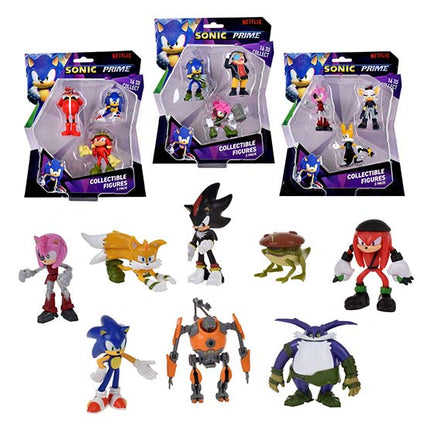 PACK 3 FIGURAS SONIC DE 7 CMS