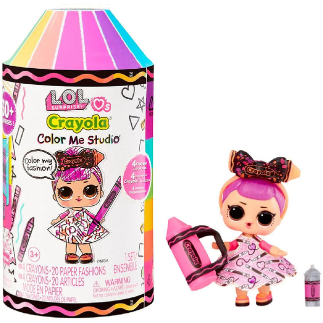 L.O.L. SURPRISE LOVES CRAYOLA COLOR ME STUDIO ASST IN PDQ