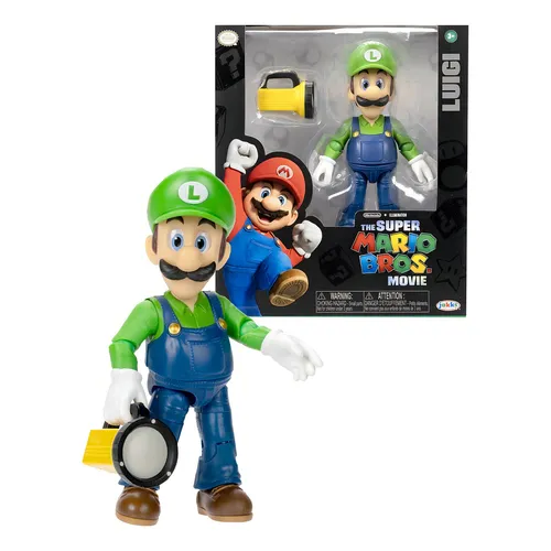 SUPER MARIO MOVIE 5 FIGURA LUIGI