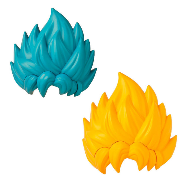 PELUCA RIGIDA DISFRAZ DE 18 X 23 X 10 CMS DRAGON BALL DE BANDAI