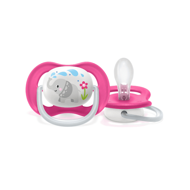 NUEVO! Chupete Ultra Air Collection, Elefante rosa 6-18m , x1 unidad