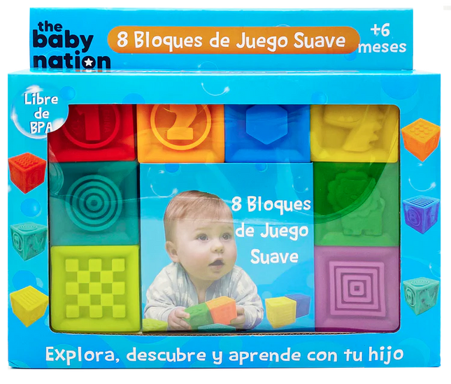 8 bloques de juego suave