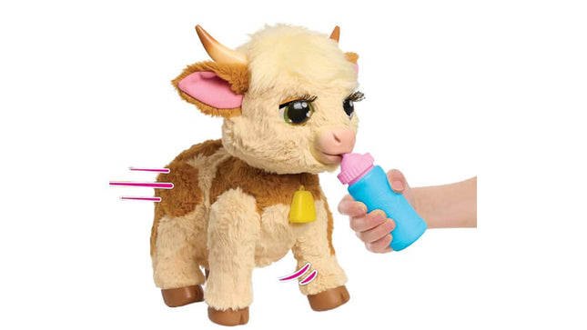 FurReal Maggie the Feed & Follow Cow