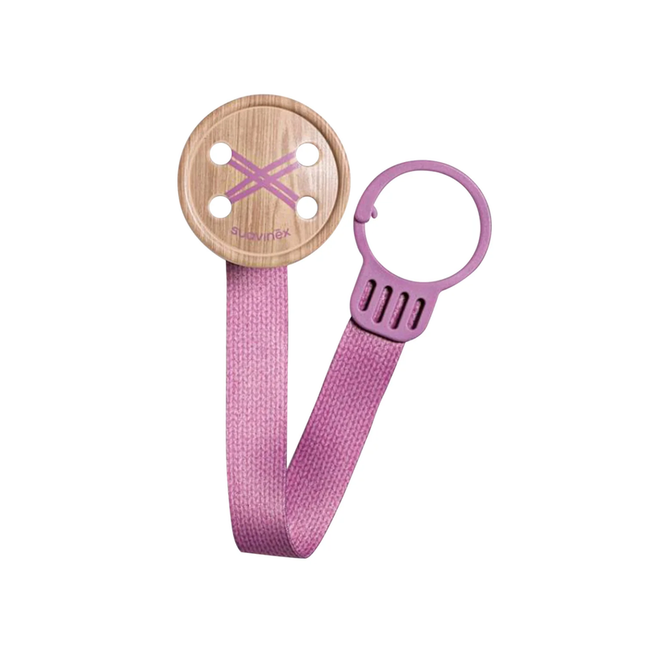 BROCHE CINTA BUTTON LILA