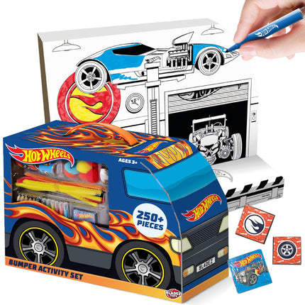 SET DE MANUALIDADES CON BUMPER DE HOT WHEELS