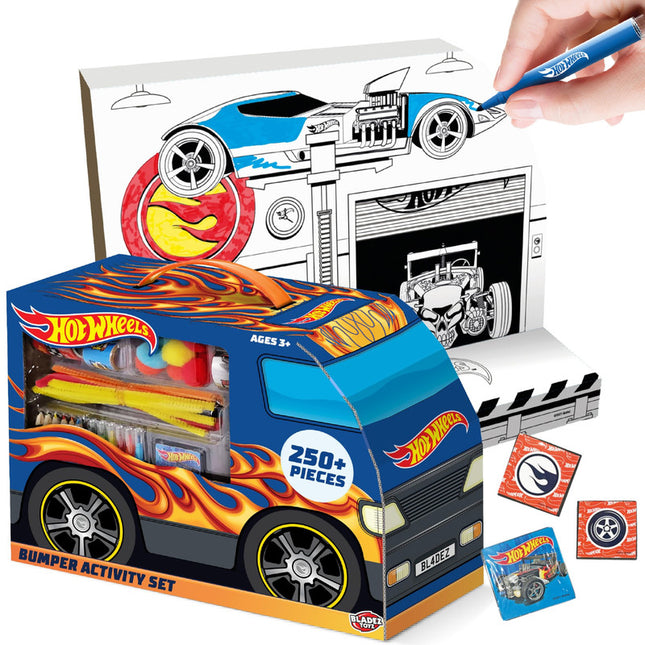SET DE MANUALIDADES CON BUMPER DE HOT WHEELS