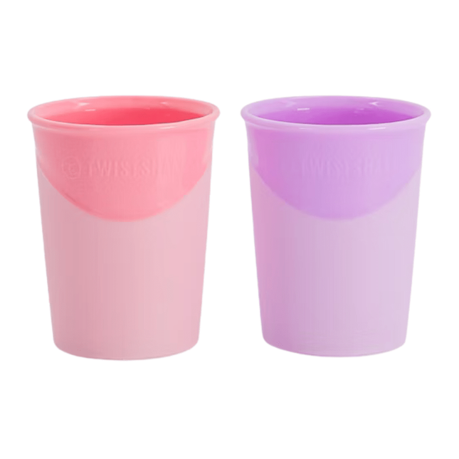 Vasos Twistshake 170ml 2 uns Rosado / Morado Pastel