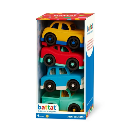 MINI VEHICLES SET W/ 4 CARS