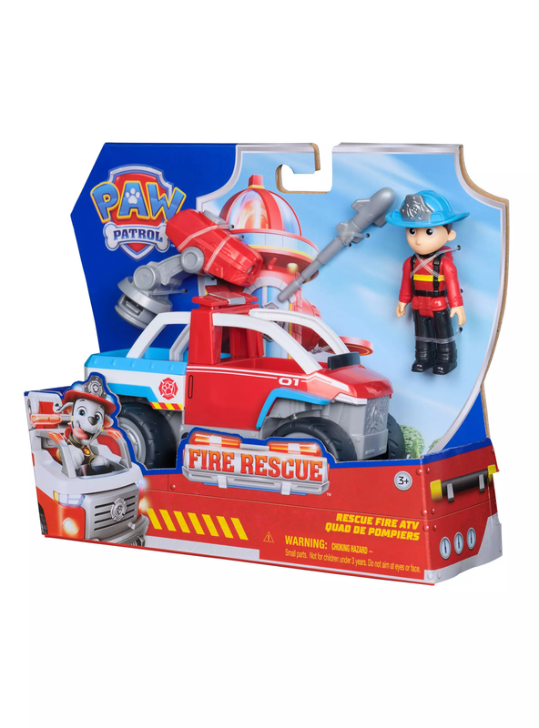 PAWPATROL ATV DE RESCATE Y BOMBEROS