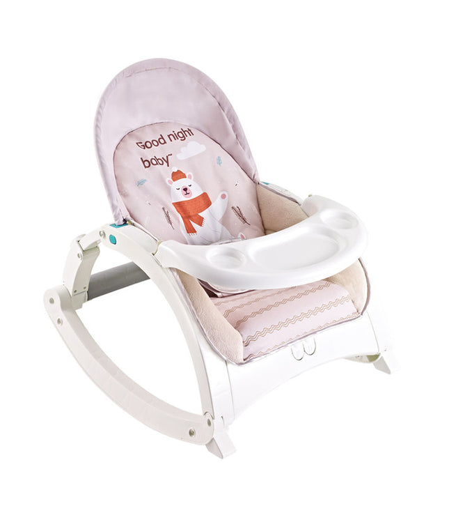 SILLA MUSICAL Y VIBRADORA ROSA