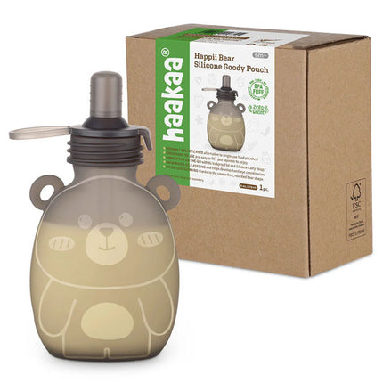 Pouch de silicona Happii Bear - 170ml