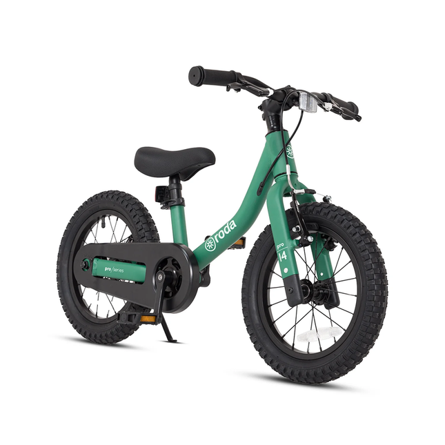 Pack Bicicleta Roda Pro Series Aro 14 + Kit de Pedales VERDE