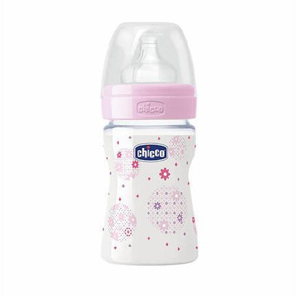 MAMADERA WELLBEING 150ML - T. SILICONA - F. RECIEN NACIDO NIÑA