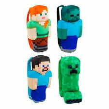 MOCHILA PELUCHE 30 CMS MINECRAFT