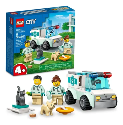 LEGO CITY CAMIONETA VETERINARIA DE RESCATE