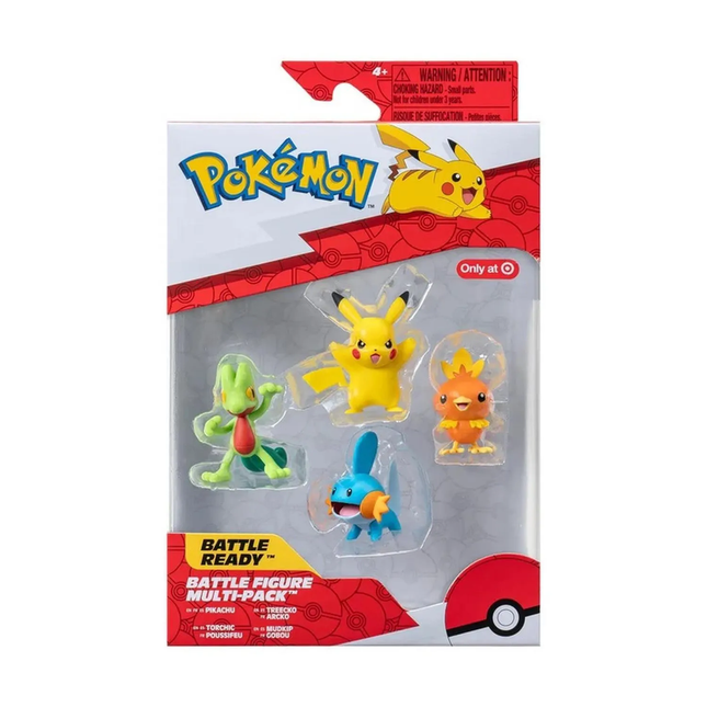 POKEMON  FIGURA MULTIPACK 4 FIG. 6 CM