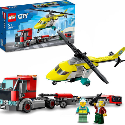 LEGO CITY TRANSPORTE DEL HELICÓPTERO DE RESCATE
