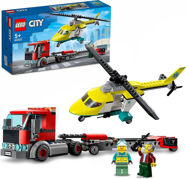 LEGO CITY TRANSPORTE DEL HELICÓPTERO DE RESCATE