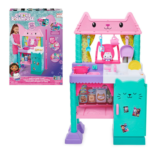 GABBY COCINA PARA CREAR CON CAKEY CON SONIDO Y ACCESORIOS