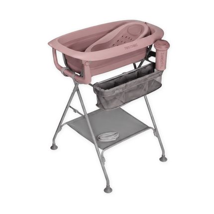 Pack de lujo para baño Twistshake con asiento Rosa