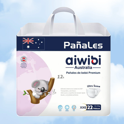 Pañal Aiwibi Premium  XXG 22UN  15 - 21 KG