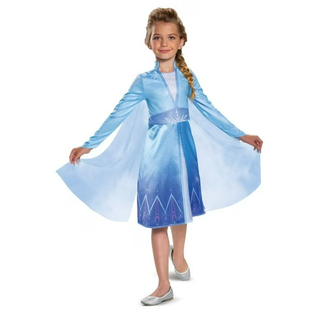 DISFRAZ PARA NIÑA ELSA BASIC 7 -8 AÑOS