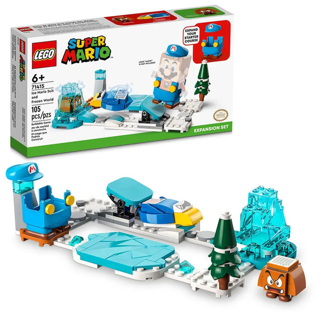 LEGO SUPER MARIO SET DE EXPANSIÓN: TRAJE DE MARIO DE HIELO Y MUNDO HELADO