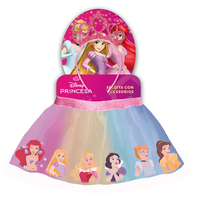 FALDITA C/ ACCES. PRINCESAS DISNEY