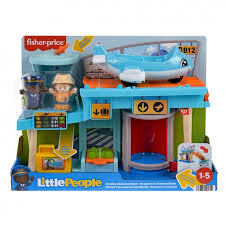 Little People Juguete Bebes Aeropuerto de Aventuras Diarias