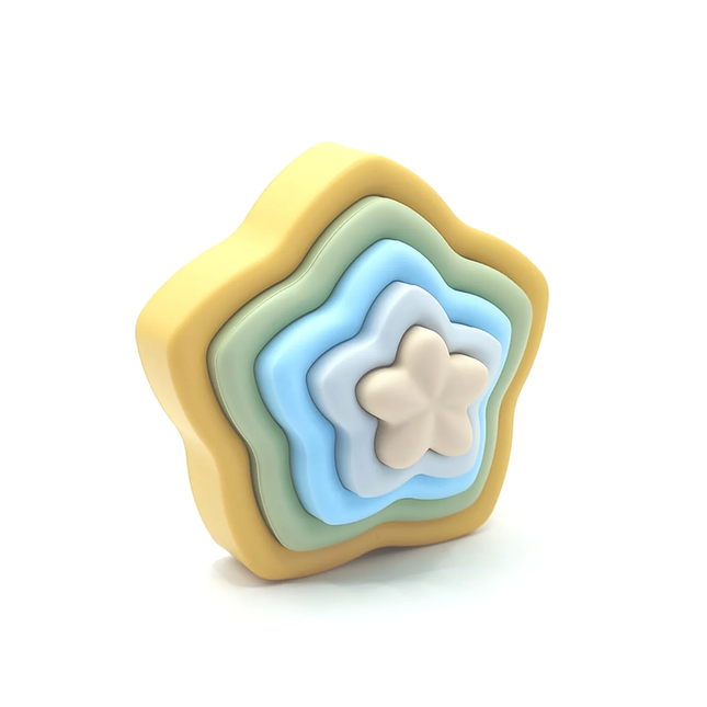 Juego Encaje Estrella Amarillo