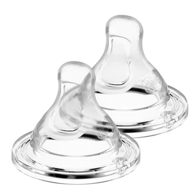 2 TETINAS WELLBEING SILICONA 2M+ FLUJO MEDIO