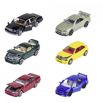 JDM LEGENDS PREMIUM CARS, 6 diseños surtidos.