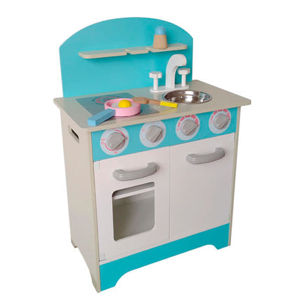 Cocina De Madera Gris/Calipso + Accesorios