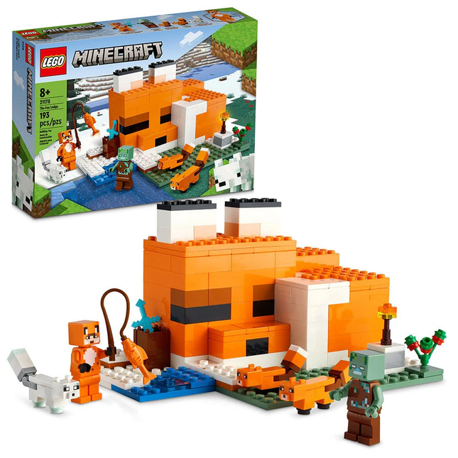 LEGO MINECRAFT EL REFUGIO-ZORRO
