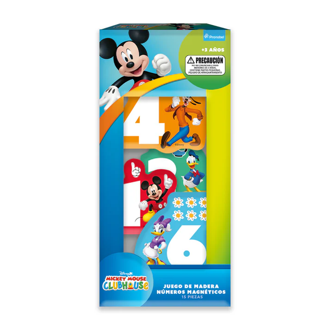 JUEGO DE MADERA NUMEROS MAGNETICOS 15 PZAS CARS DISNEY